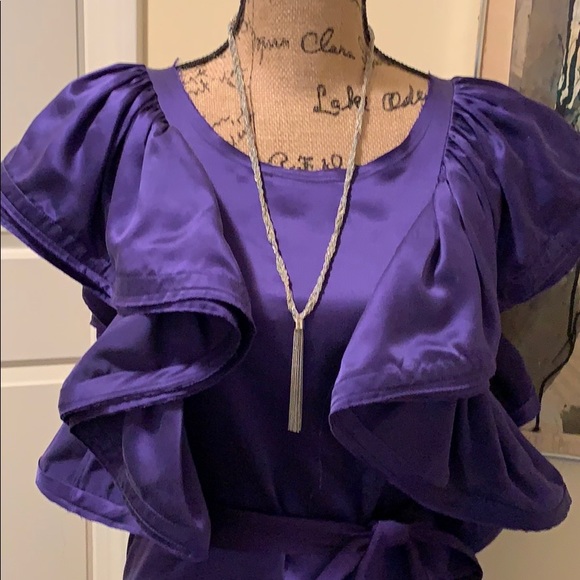 H&MxLanvin 100% silk dress - Picture 3 of 5